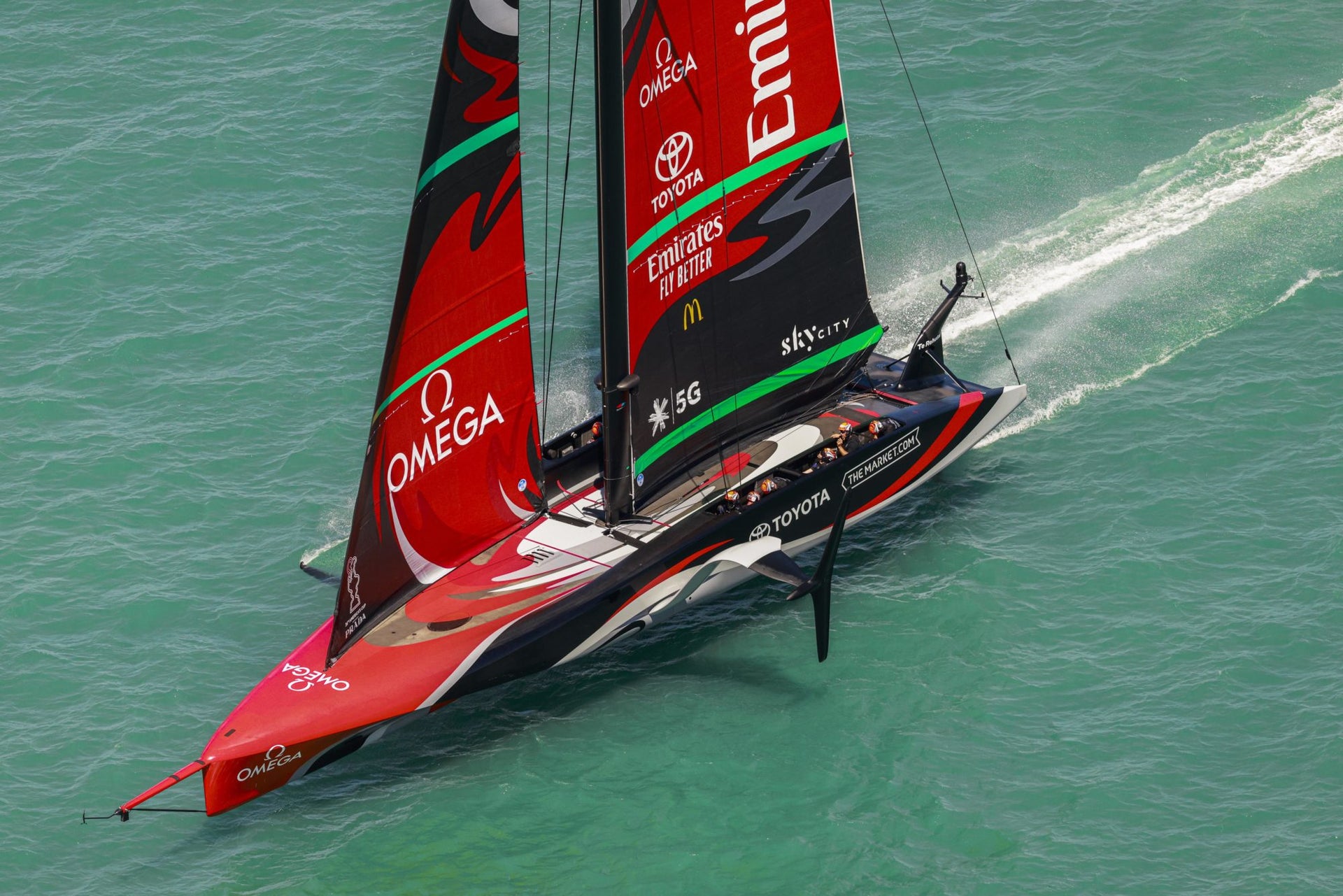 WHAT YOU GOT THERE EMIRATES TEAM NEW ZEALAND?