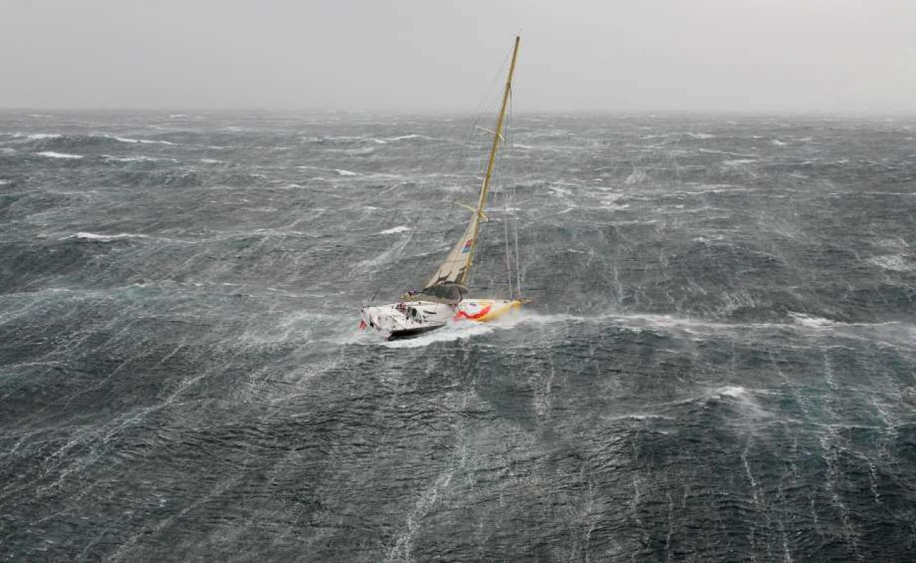 how to sail safely through a storm