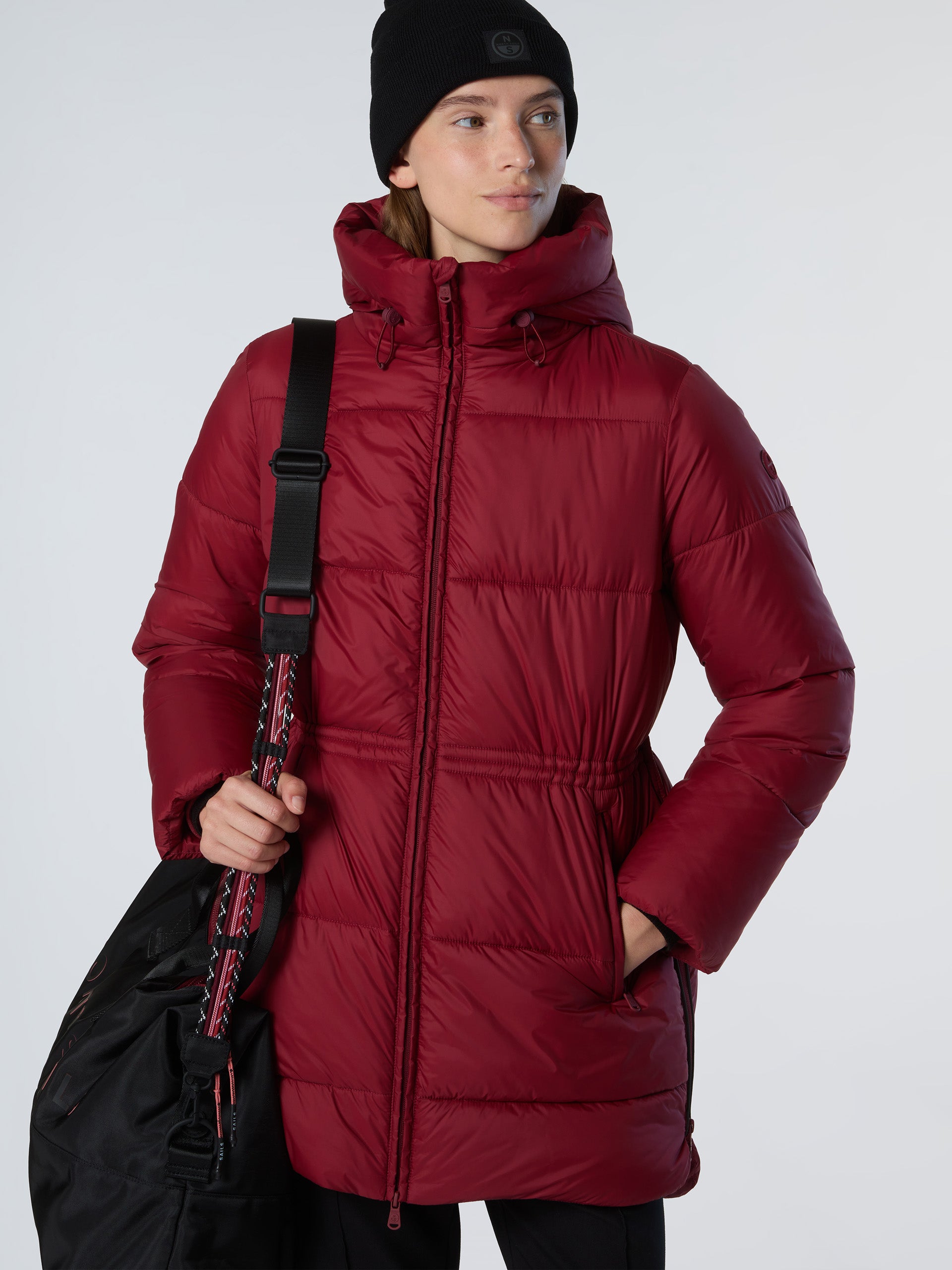 2 | Deep red | patten-padded-jacket-000023