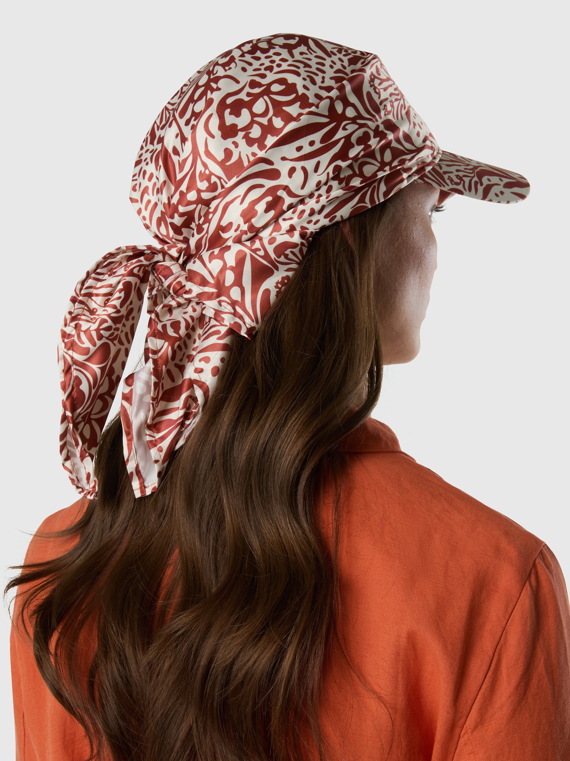 帽子 THINGS THAT MATTER SCARF DESIGN CAP Headscarf cap with coral print | North Sails