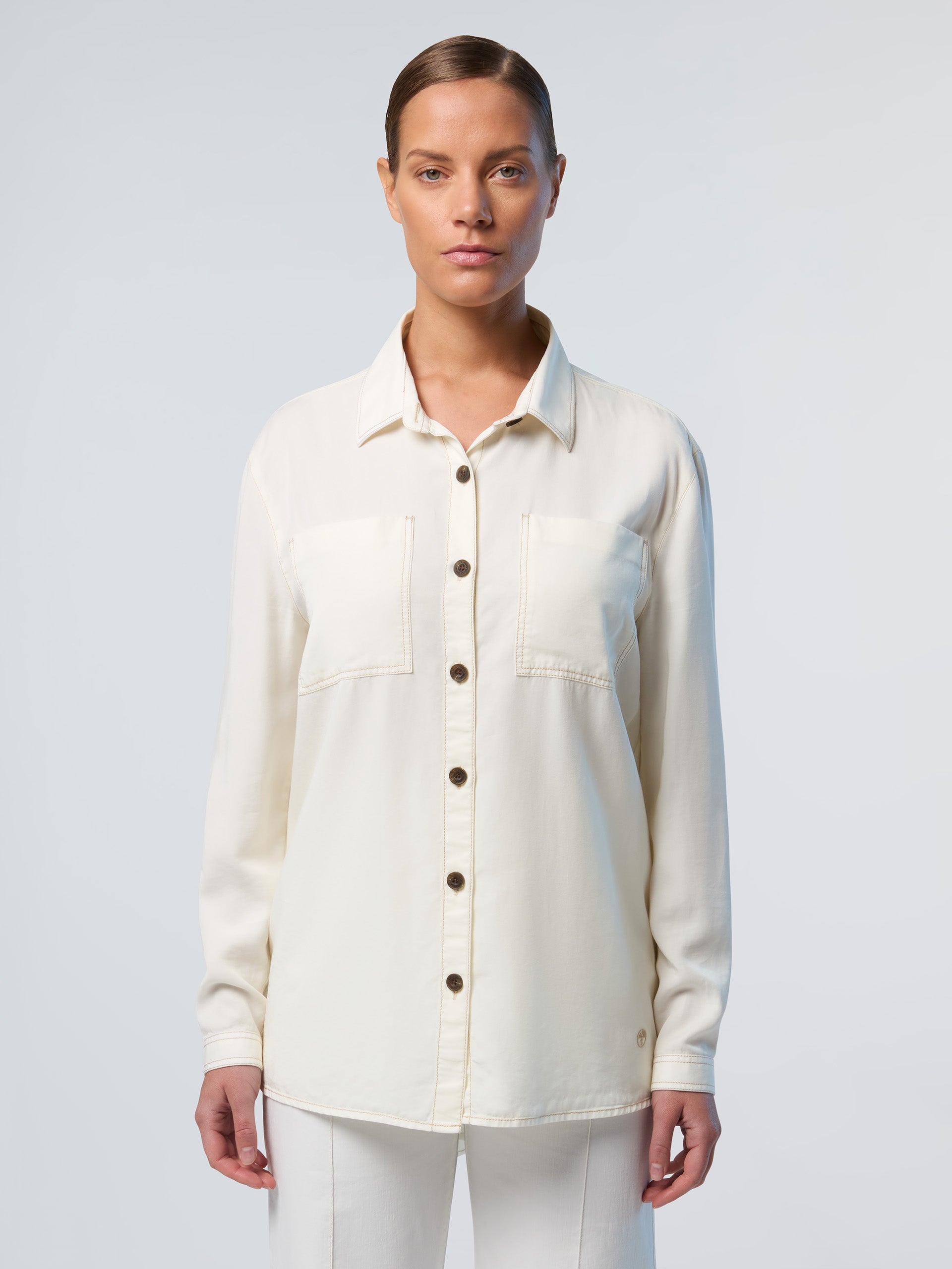 1 | Marshmallow | shirt-ls-065399