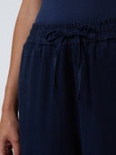 5 | Navy blue | wide-long-trouser-wielastic-waist-074771