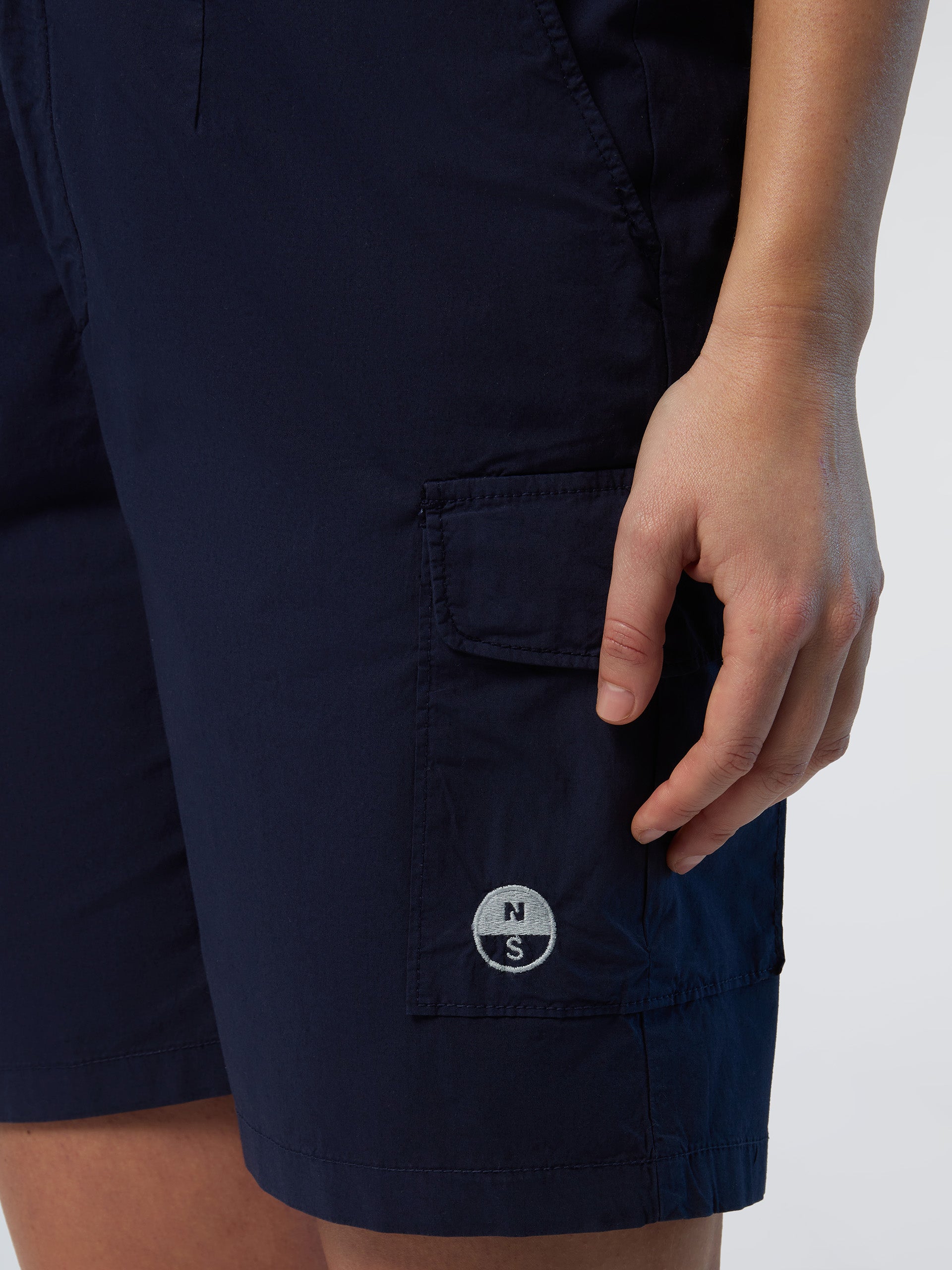 5 | Navy blue | elastic-wasit-cargo-short-trouser-074779