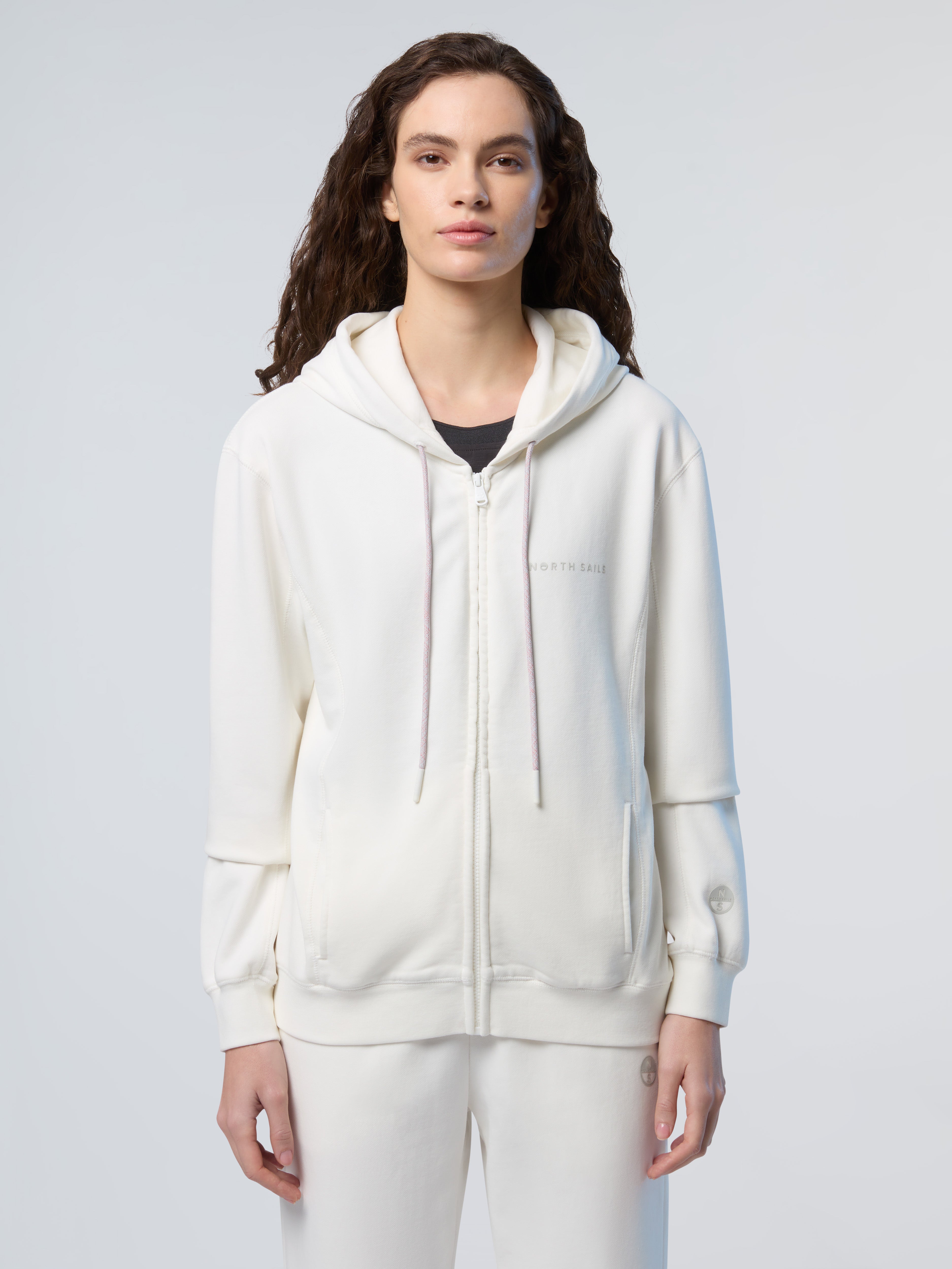 Sudadera con capucha, cremallera y estampado North Sails | North Sails