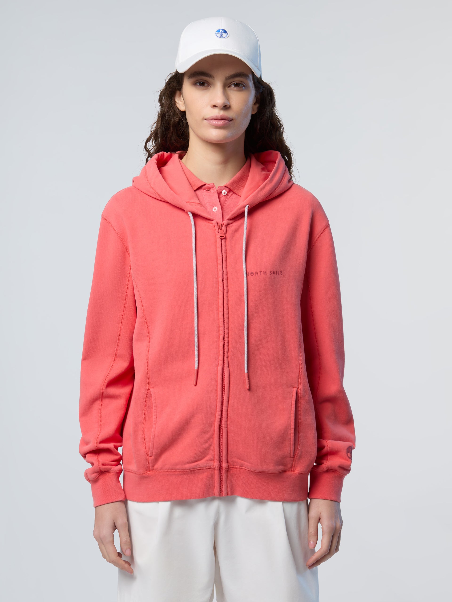 1 | Spiced coral | hoodie-full-zip-sweatshirt-wgraphic-091175