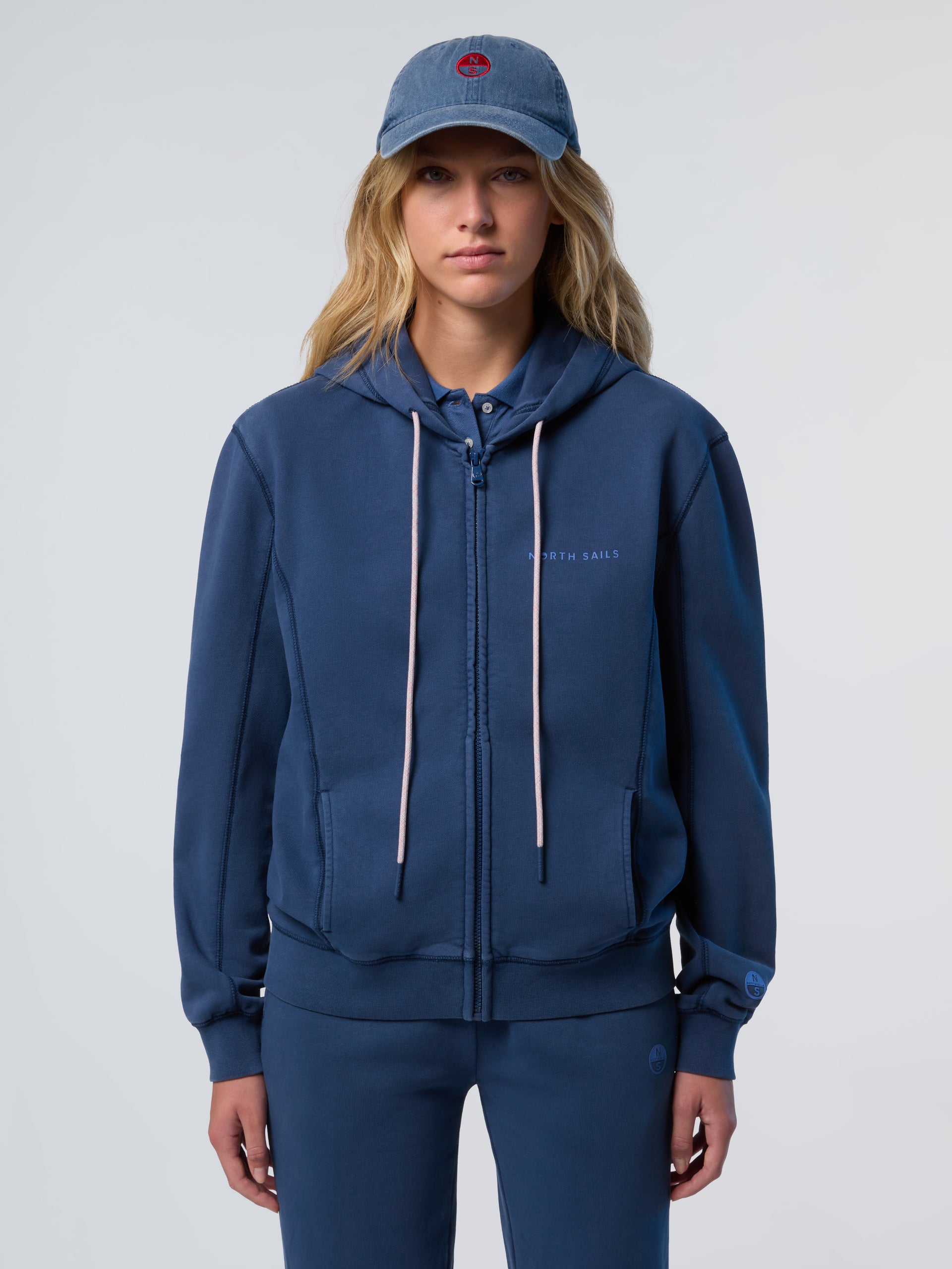 1 | Dark denim | hoodie-full-zip-sweatshirt-wgraphic-091175