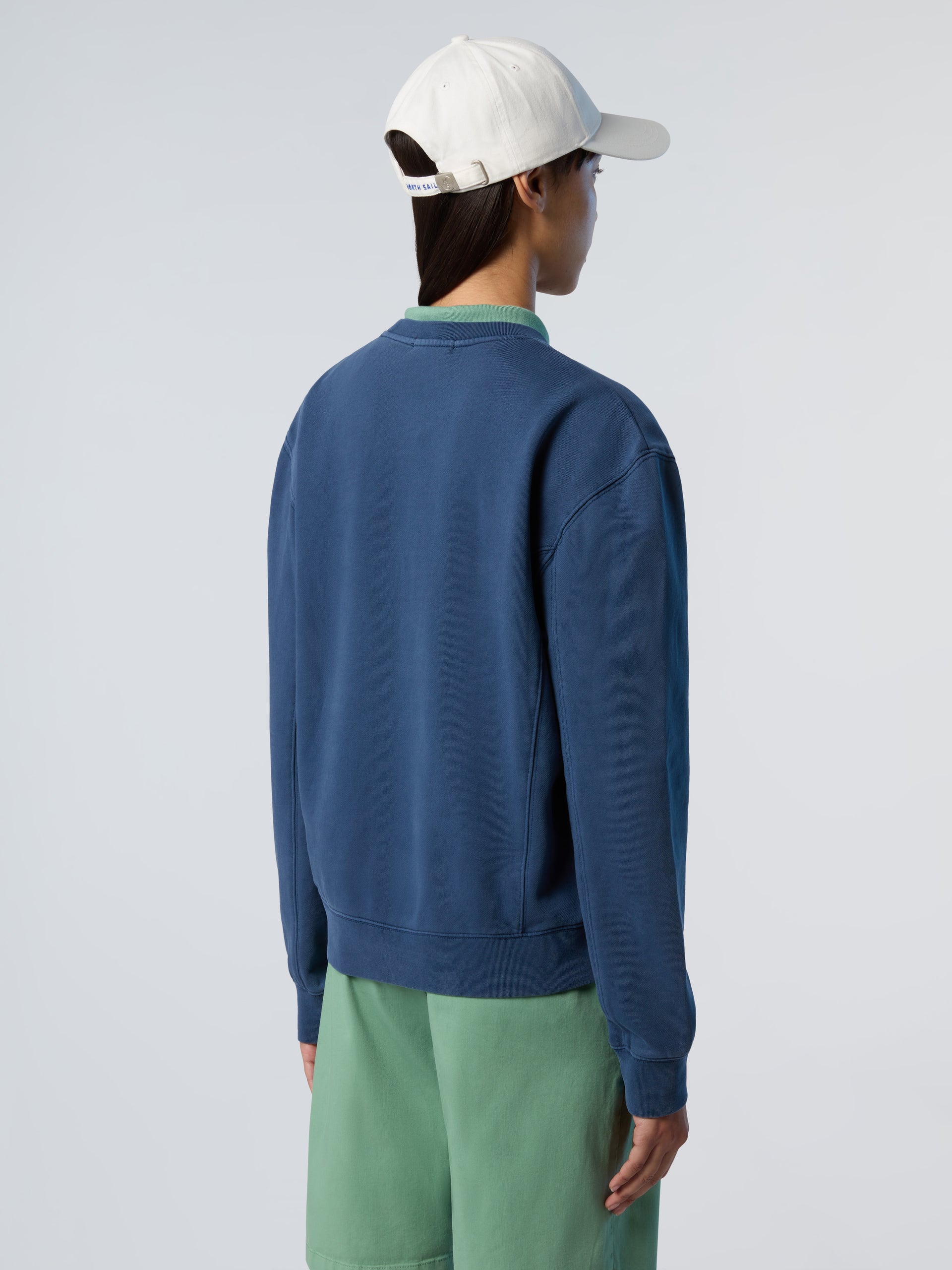 4 | Dark denim | crewneck-sweatshirt-wgraphic-091176