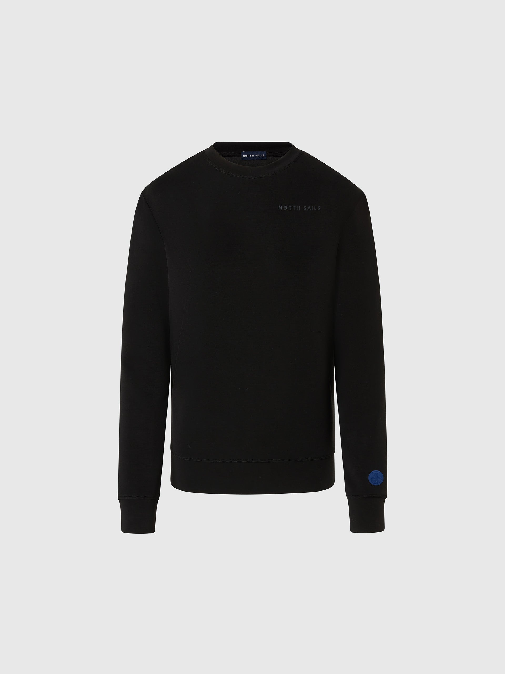 hover | Black | crewneck-sweatshirts-wlogo-091180