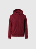 hover | Deep red | hooded-full-zip-sweater-wlogo-091186