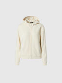 hover | Winter white | hooded-full-zip-sweatshirt-091366