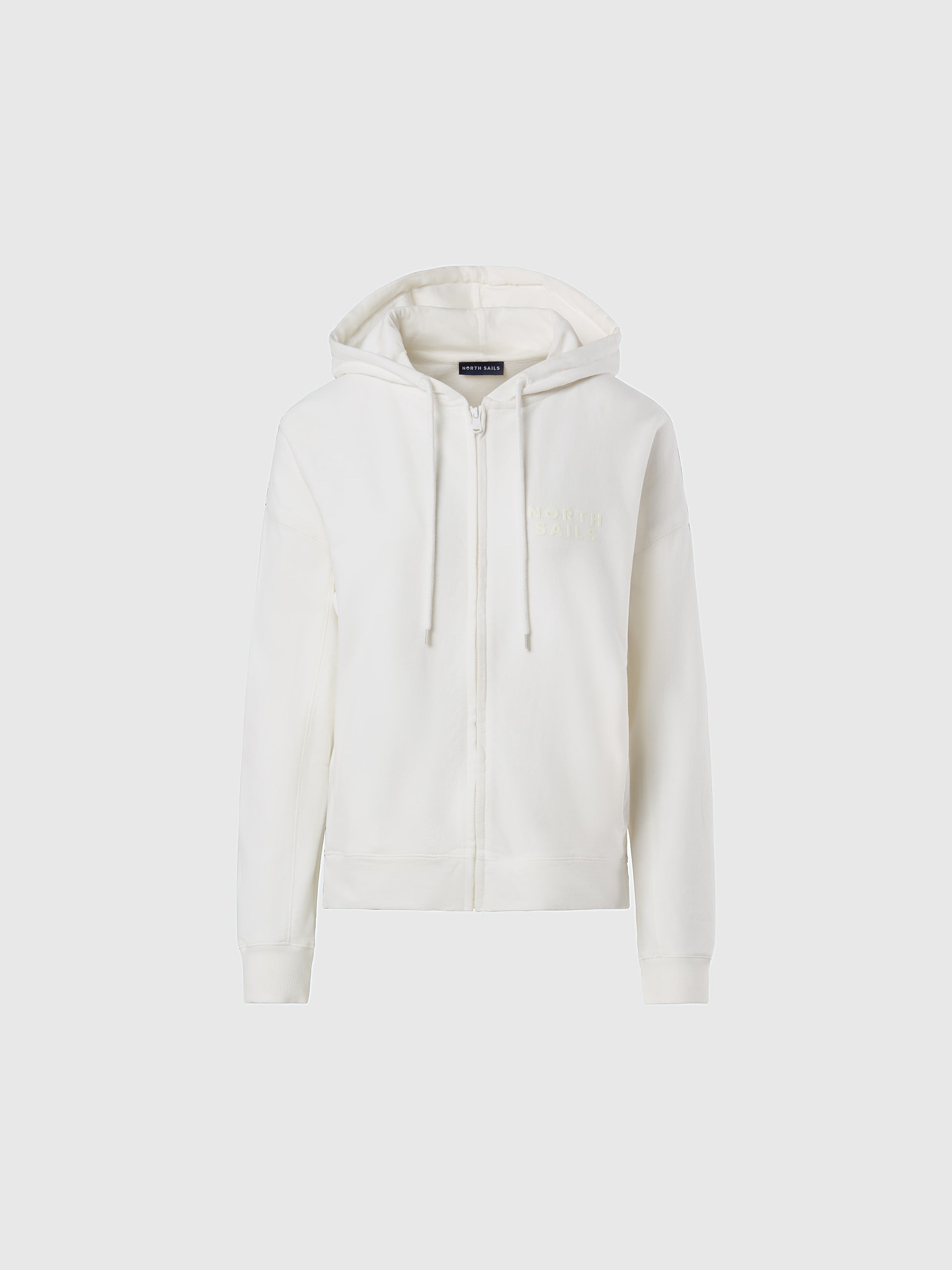 hover | Marshmallow | hooded-full-zip-sweatshirt-wgraphic-091901