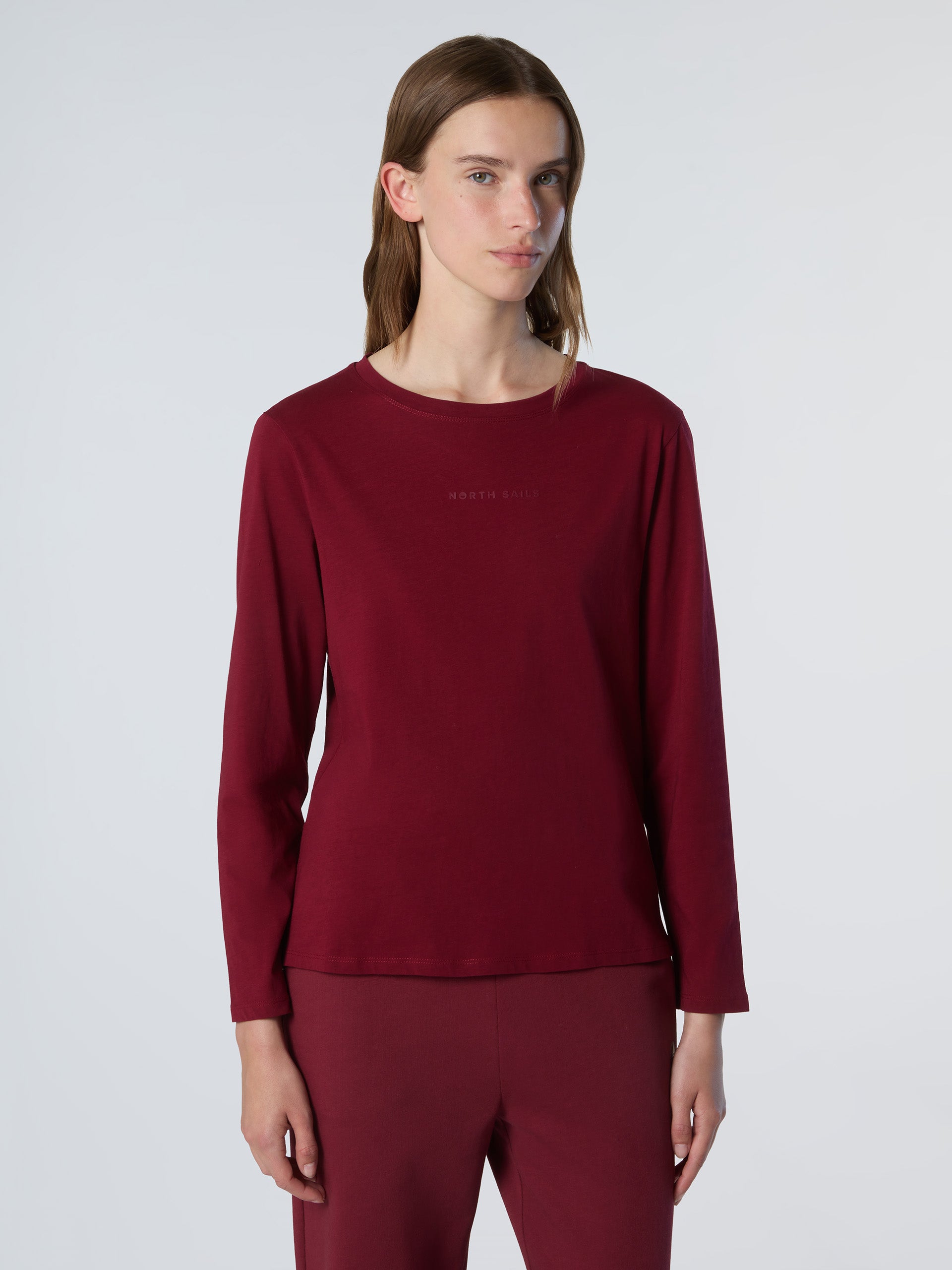 1 | Deep red | t-shirt-ls-wgraphic-093566