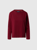 hover | Deep red | t-shirt-ls-wgraphic-093566