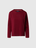 hover | Deep red | t-shirt-ls-wgraphic-093566