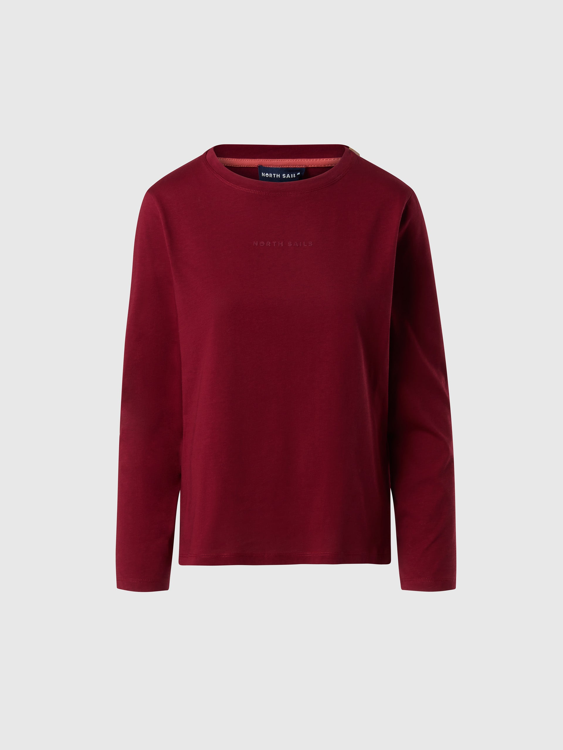 hover | Deep red | t-shirt-ls-wgraphic-093566