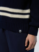 6 | Navy blue | v-neck-knitwear-5gg-095471