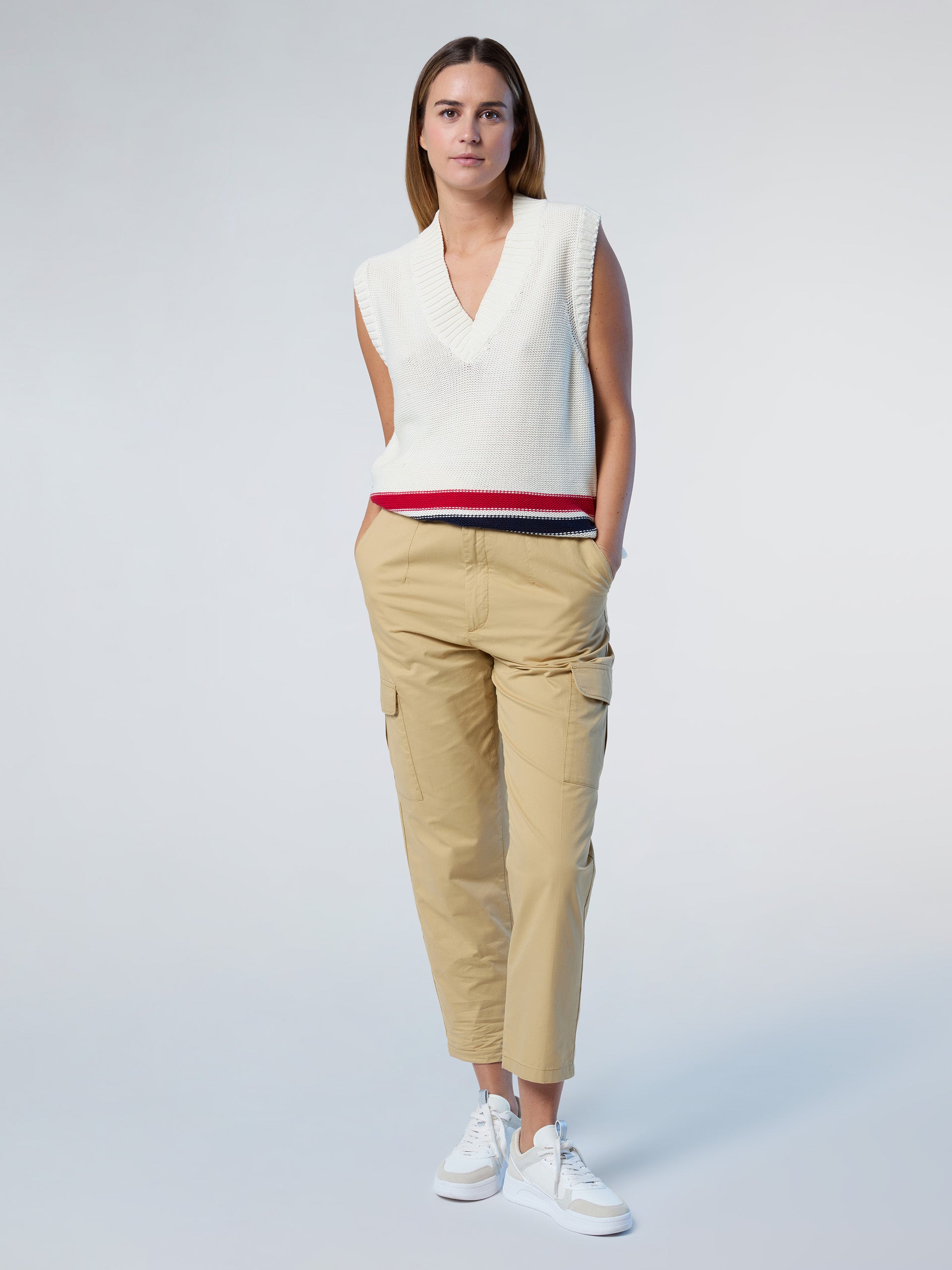 5 | Marshmallow | v-neck-vest-knitwear-5gg-095472