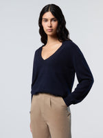 2 | Navy blue | v-neck-12-gg-knitwear-095482