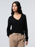 2 | Black | v-neck-7gg-knitwear-095491