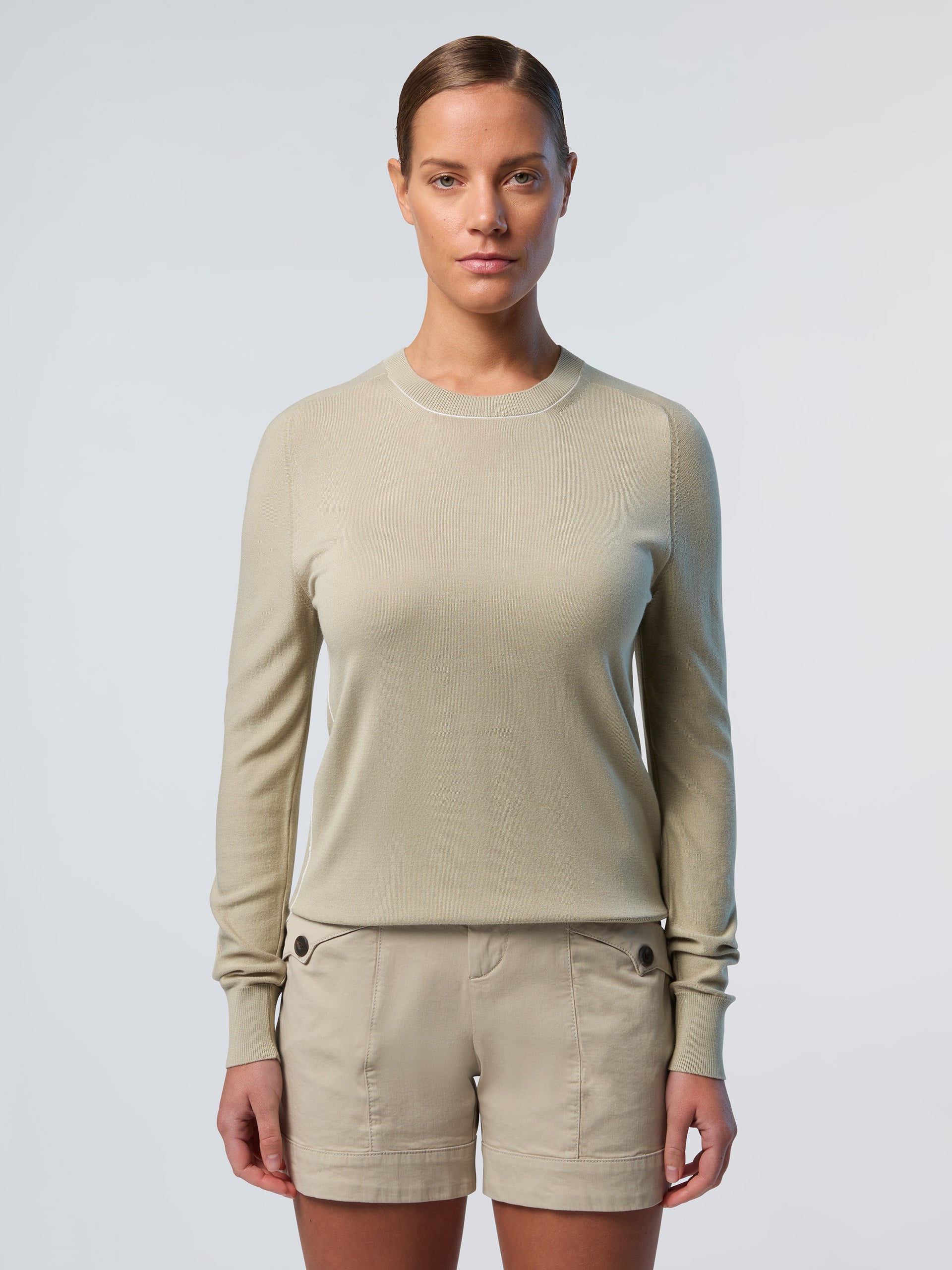 Crew-neck aloe vera sweater | North Sails
