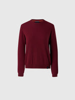 hover | Deep red | crewneck-12gg-knitwear-095510