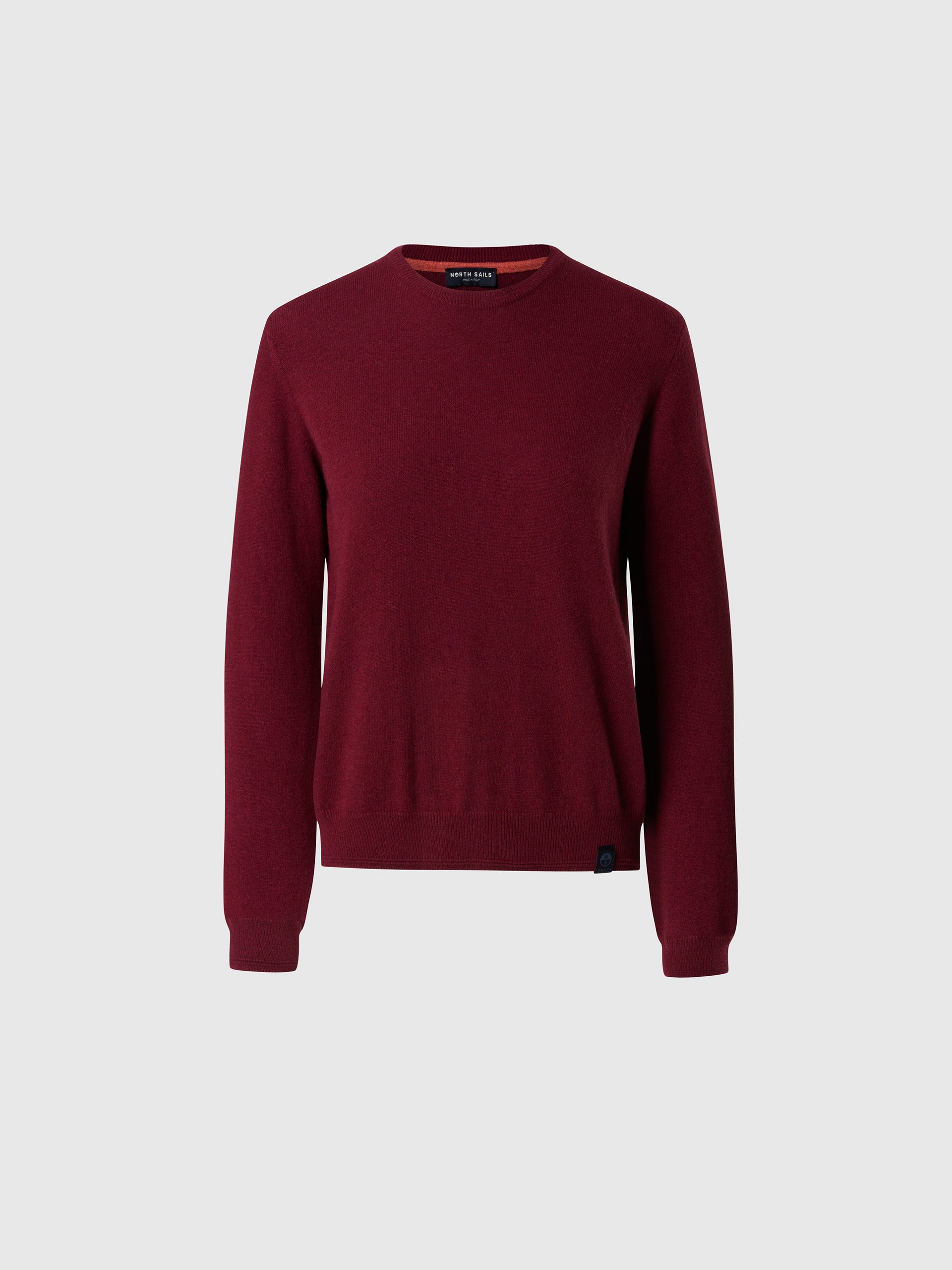 hover | Deep red | crewneck-12gg-knitwear-095510