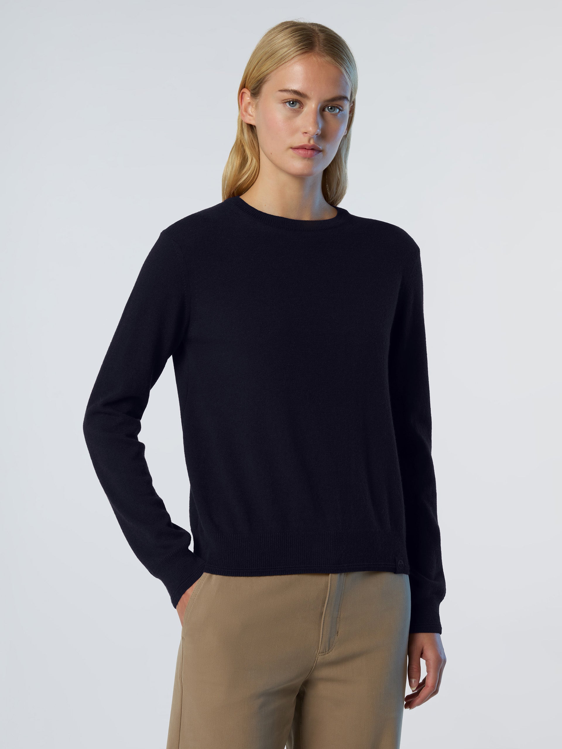 1 | Navy blue | crewneck-12gg-knitwear-095510