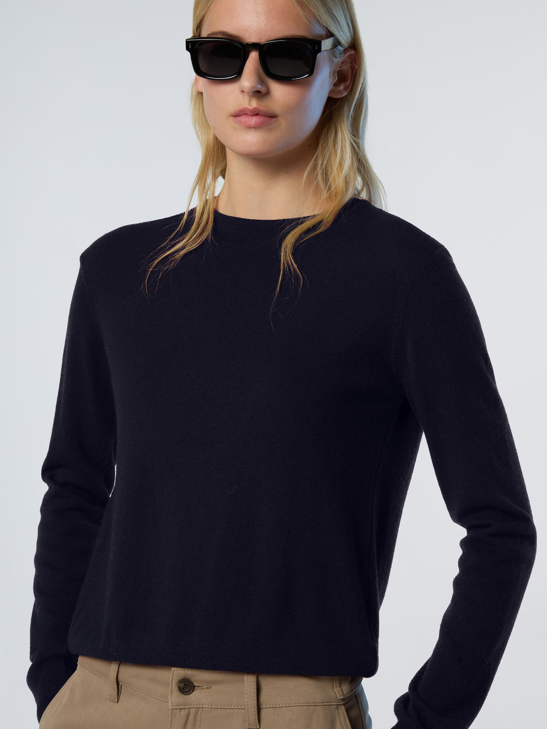2 | Navy blue | crewneck-12gg-knitwear-095510