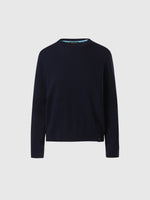 hover | Navy blue | crewneck-12gg-knitwear-095510