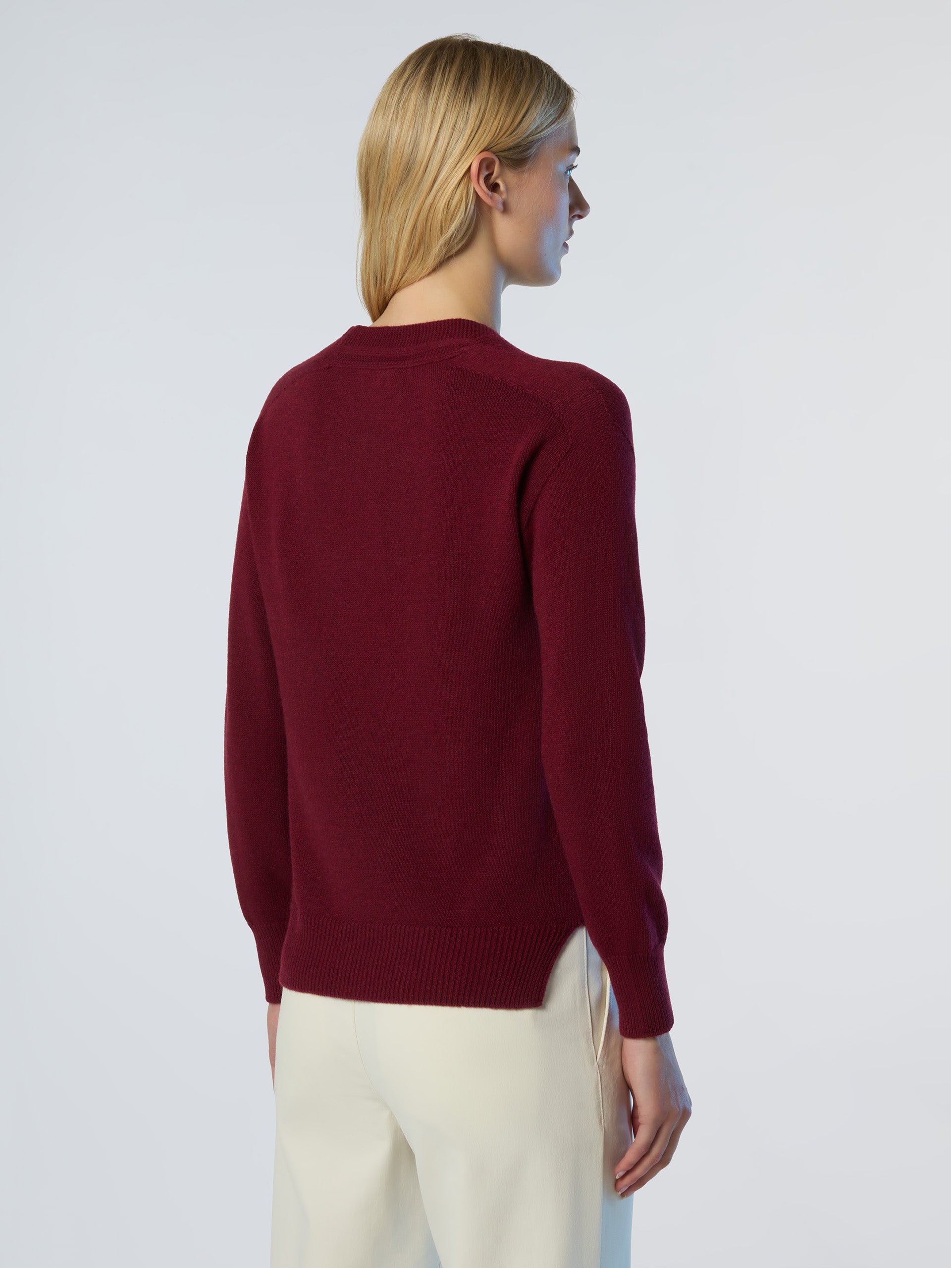 4 | Deep red | v-neck-7gg-knitwear-095511