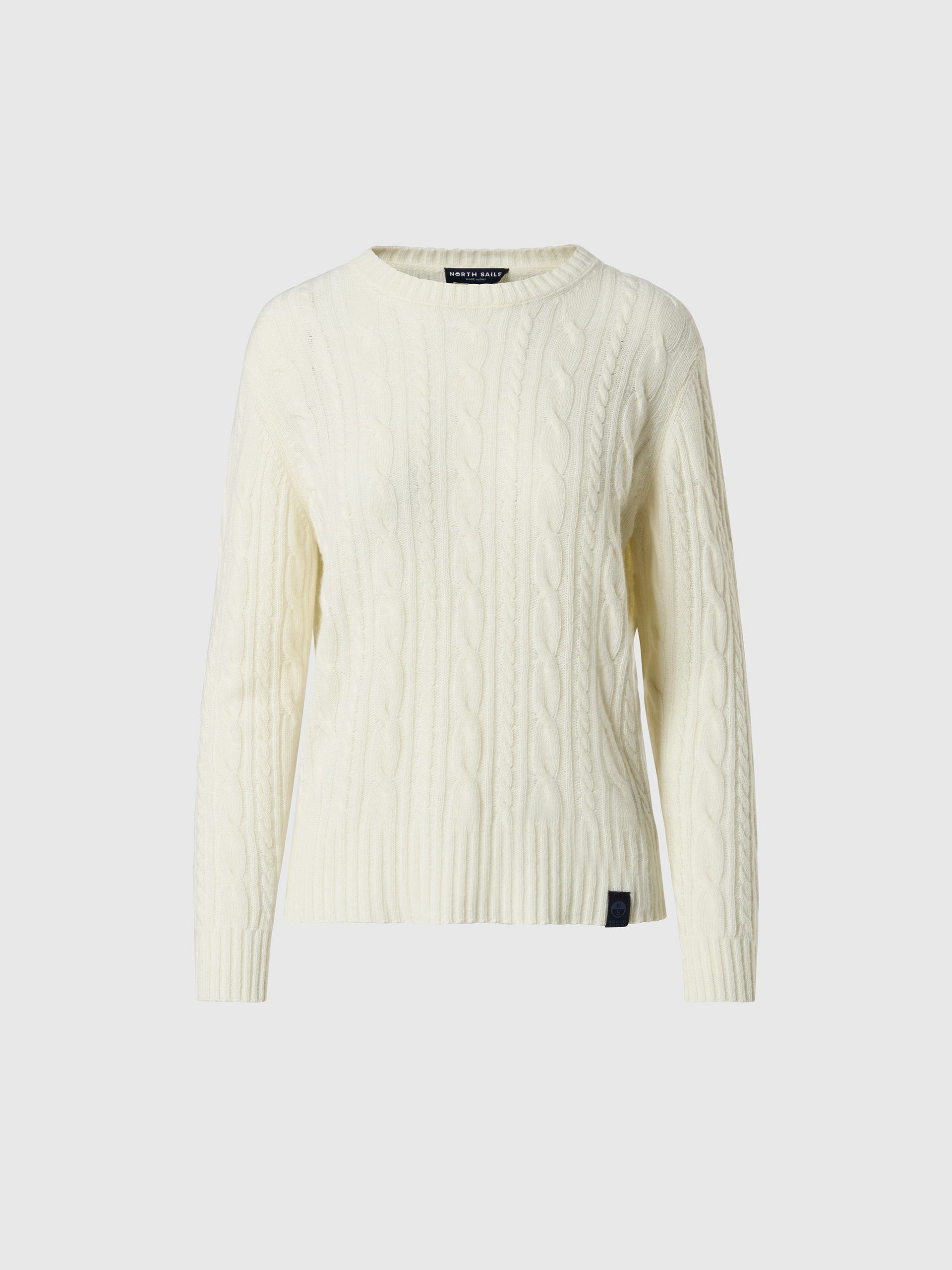 Crew-neck cable-knit sweater | North Sails
