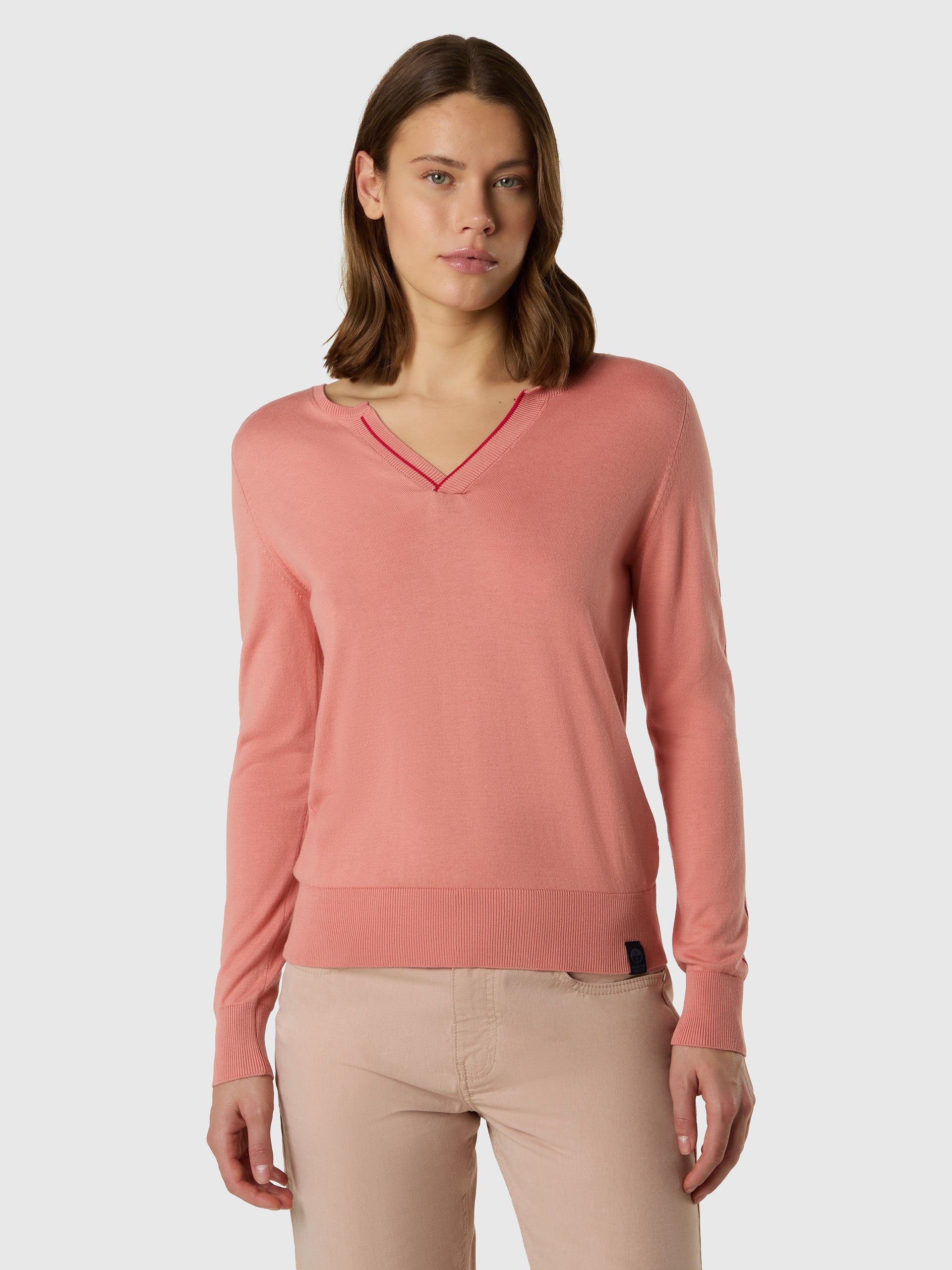 Maglione Cardigan Donna Girocollo In Misto Cotone – Manica Lunga, Sciolto, Con Zip