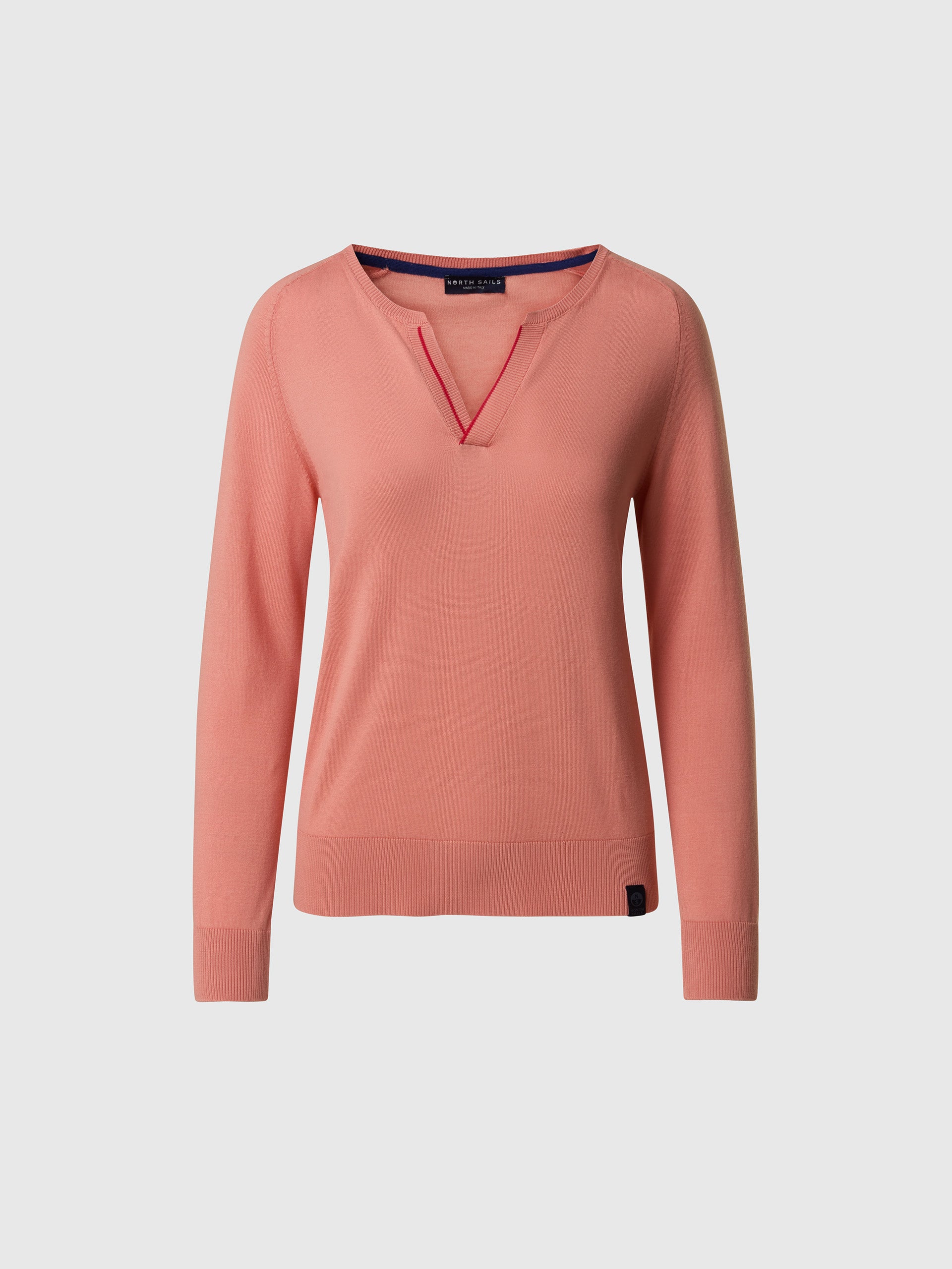 Essentials Maglione girocollo a maniche lunghe morbido al tatto, vestibilità classica, avorio, XS Essentials Maglione girocollo a maniche lunghe morbido al tatto, vestibilità classica, avorio, XS