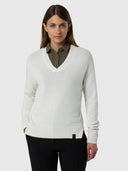1 | Marshmallow | v-neck-12gg-knitwear-095546
