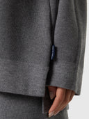6 | Medium grey melange | turtle-neck-12gg-knitwear-095557