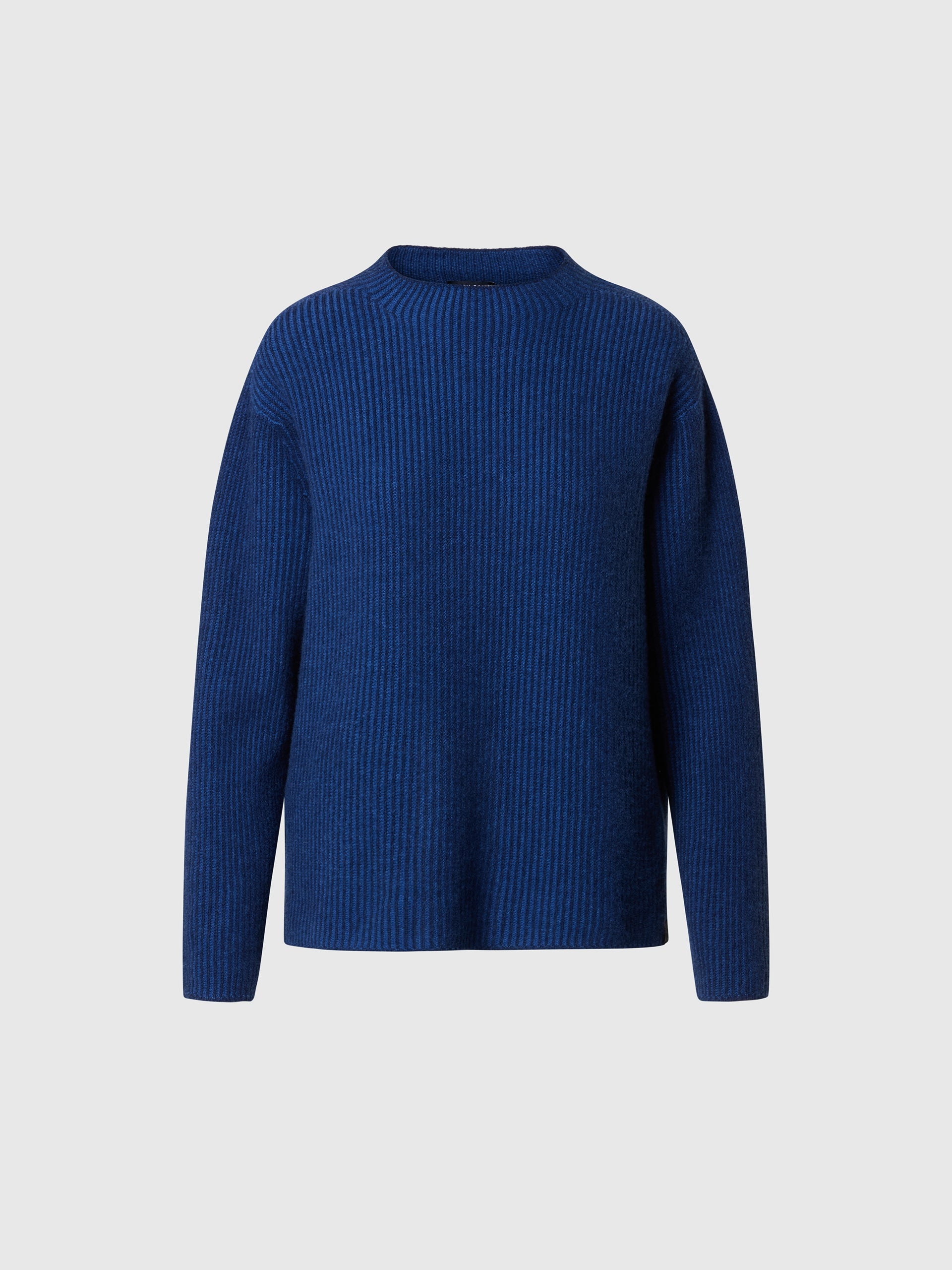hover | Baritone blue | mockneck--5gg-knitwear-095567