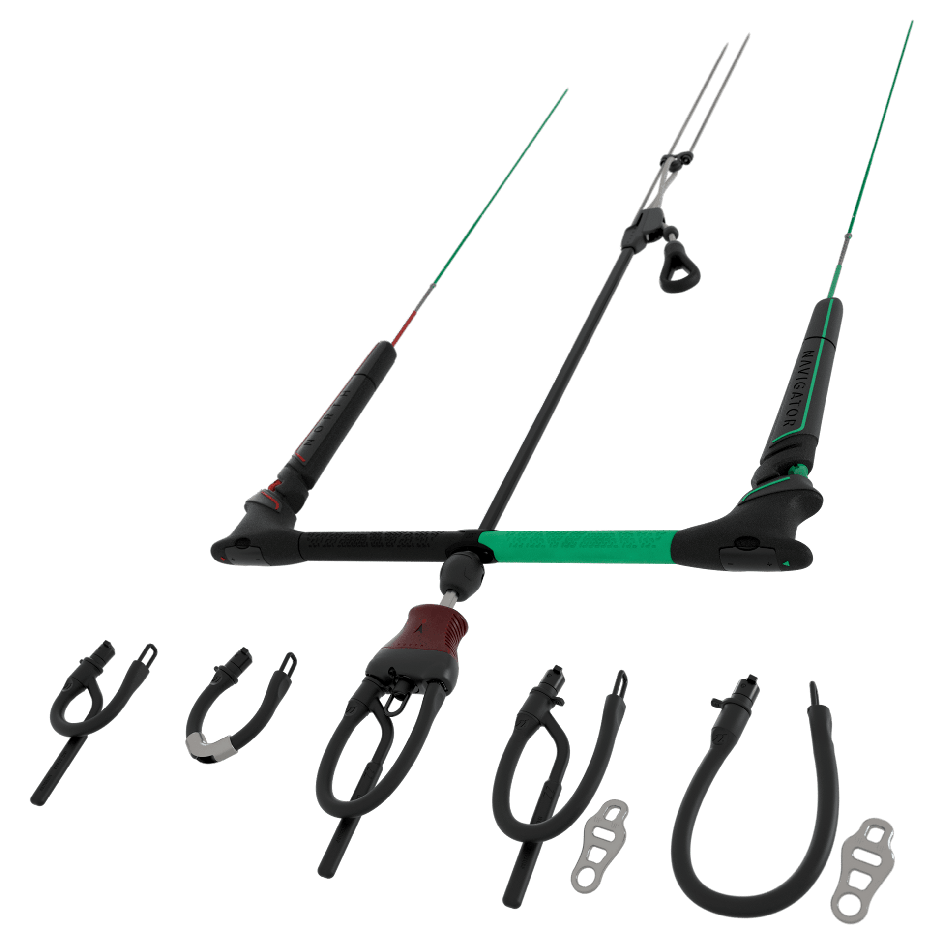 3 | Multiple color | North Navigator Control System Kitesurf Bar