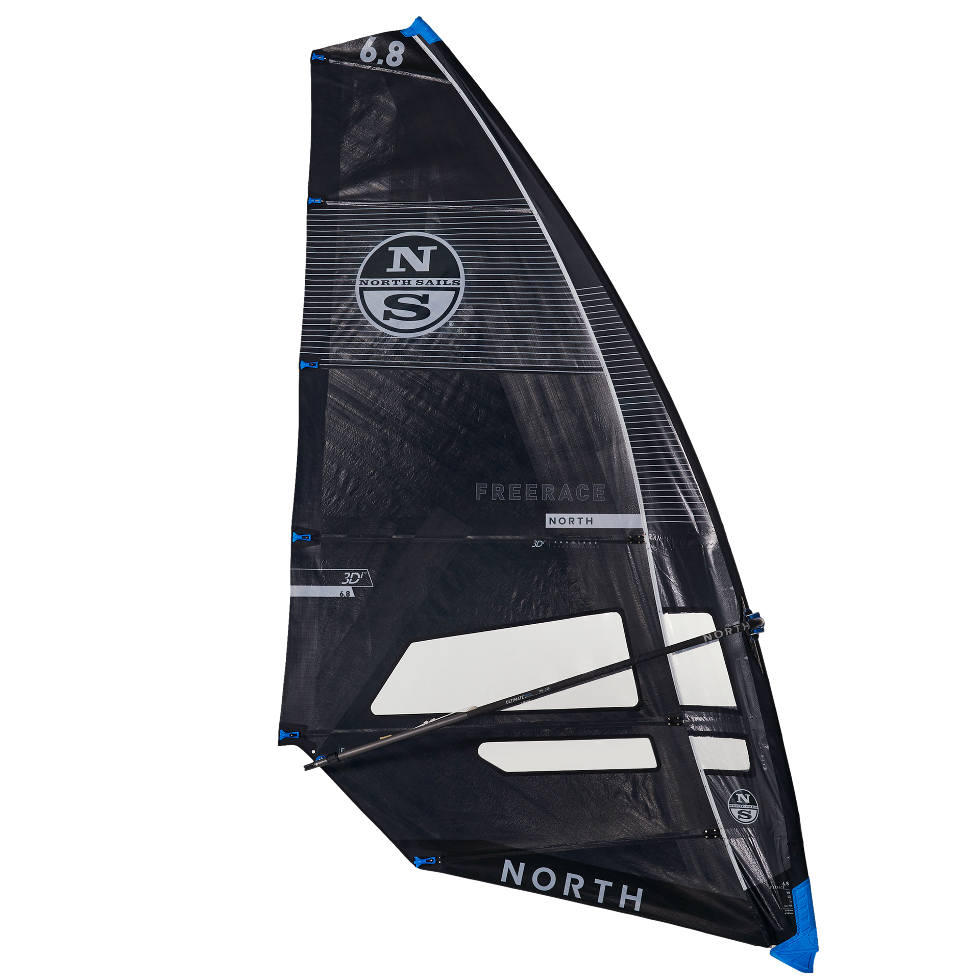 hover | Black | North Free Race Windsurfing Sail