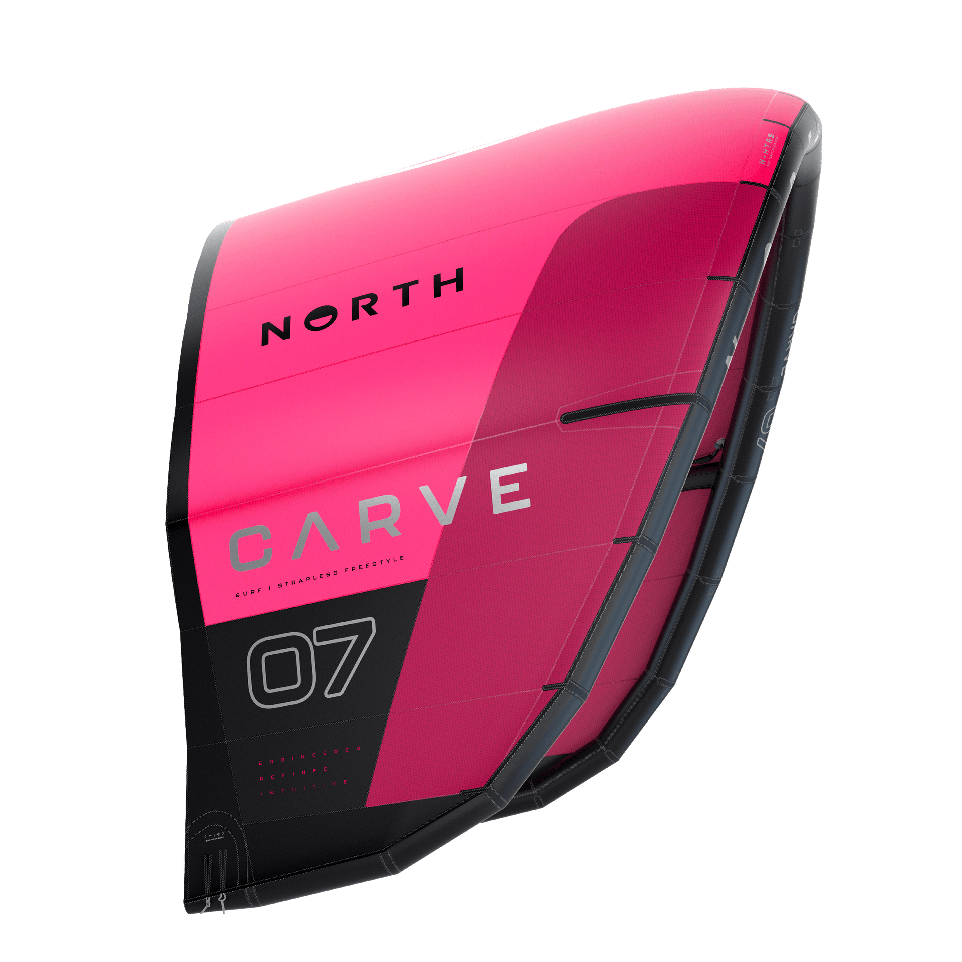 7 | Rubine Red | North Carve 2024 Wave Kite