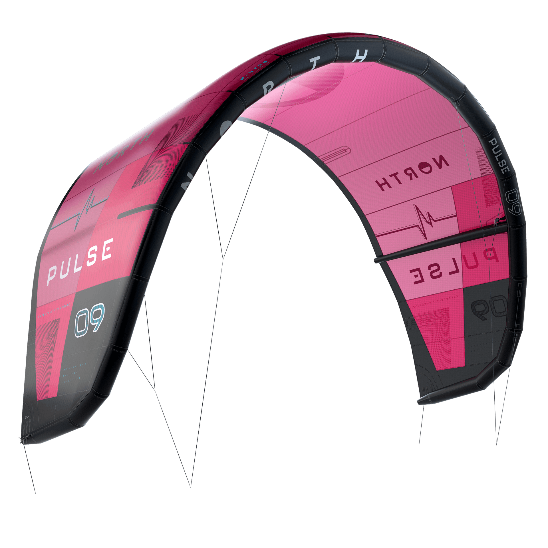 4 | Rubine Red | North Pulse 2024 Freestyle Kite