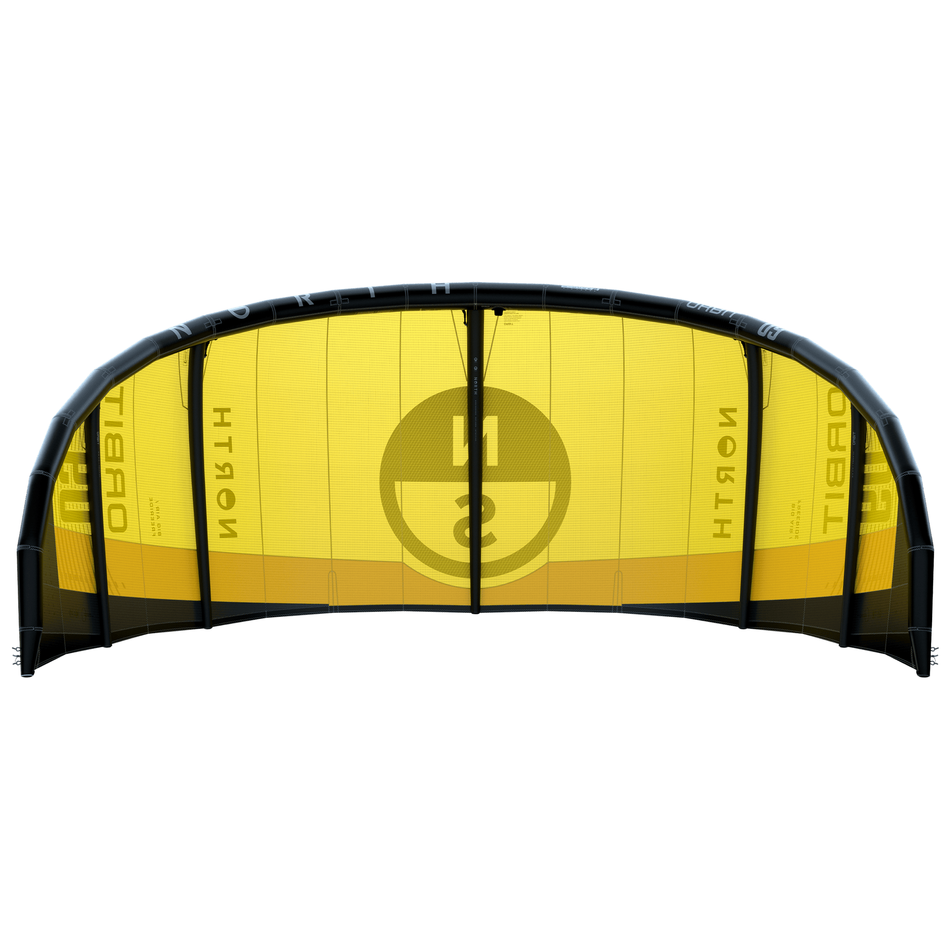 3 | Sunset Yellow | North Orbit 2025 Kitesurfing Kite