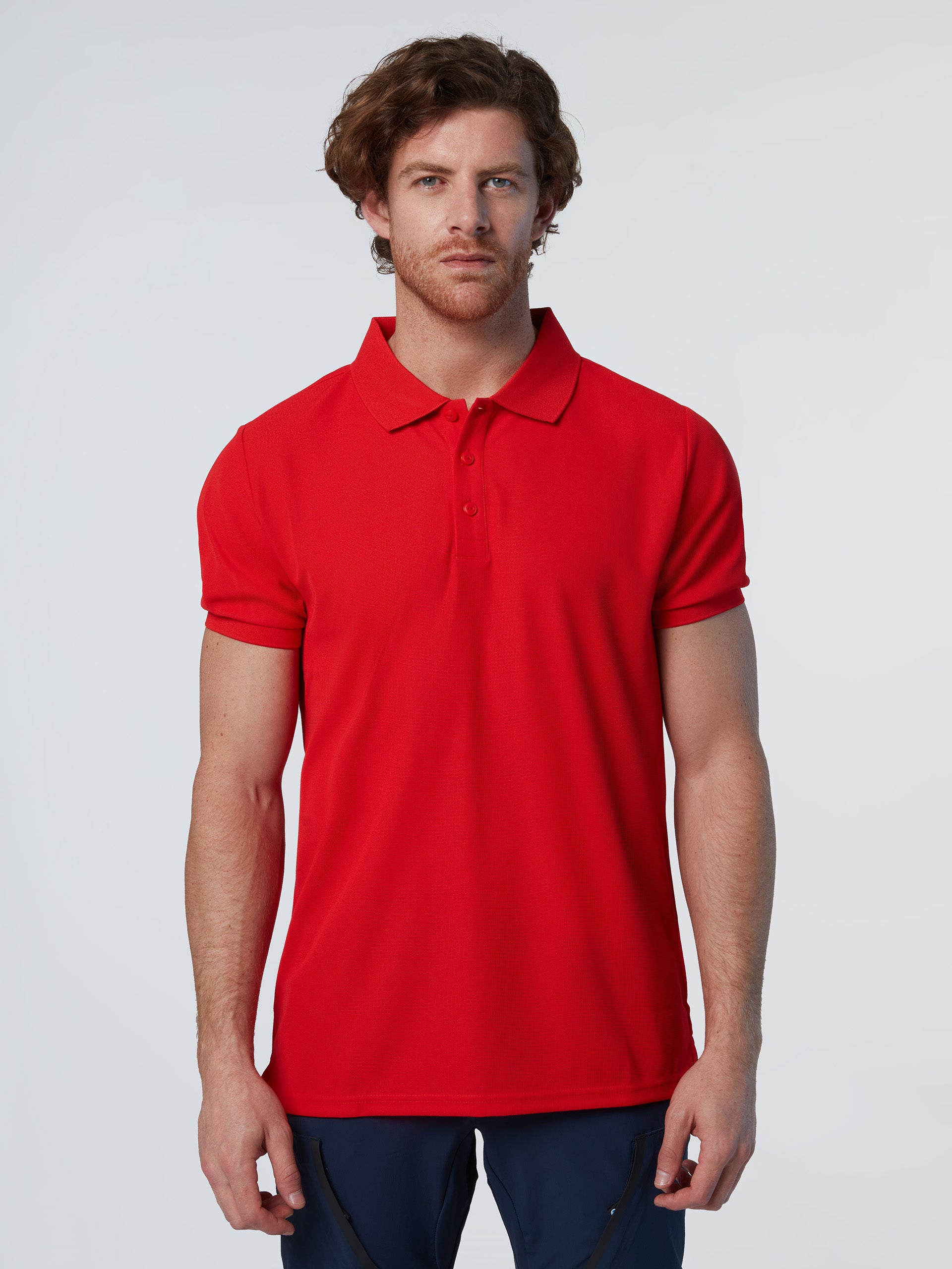 1 | Fiery red | fast-dry-polo-27m106