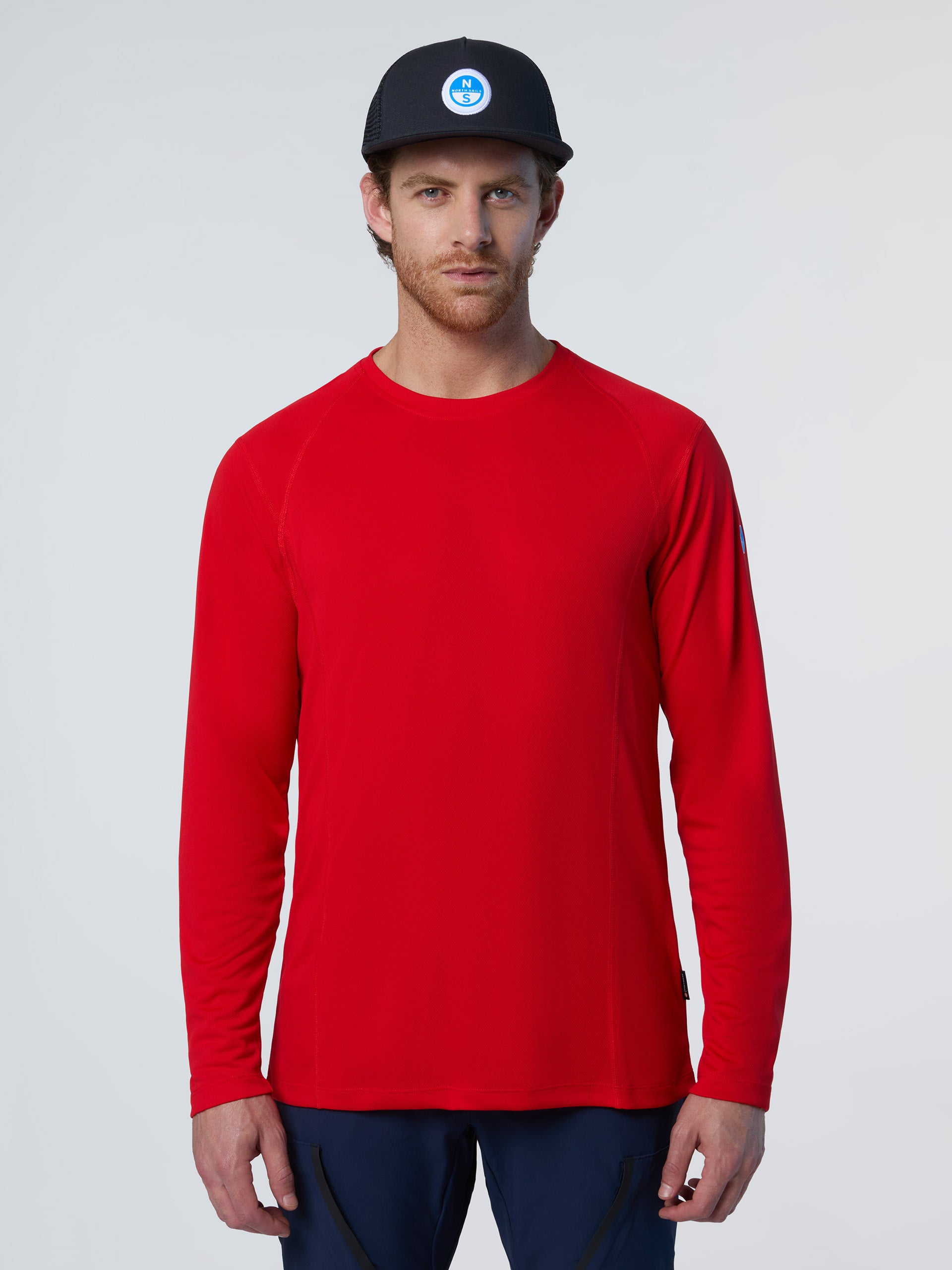 1 | Fiery red | regatta-tech-t-ls-27m109