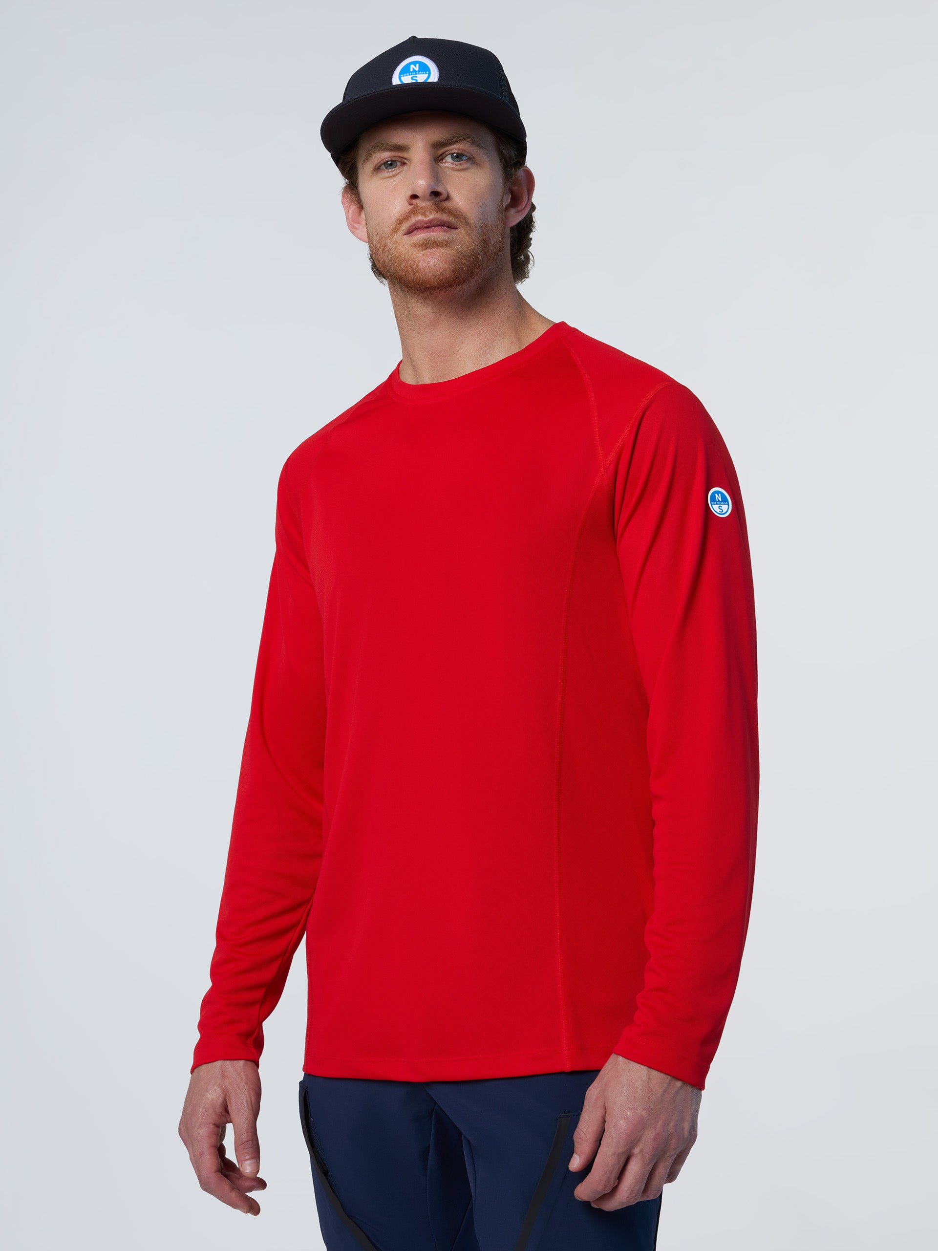2 | Fiery red | regatta-tech-t-ls-27m109