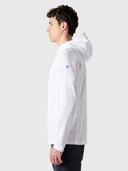 6 | White | regatta-tech-ls-hooded-t-27M118