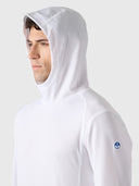 7 | White | regatta-tech-ls-hooded-t-27M118