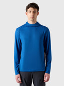 1 | Ocean blue | regatta-tech-ls-hooded-t-27M118