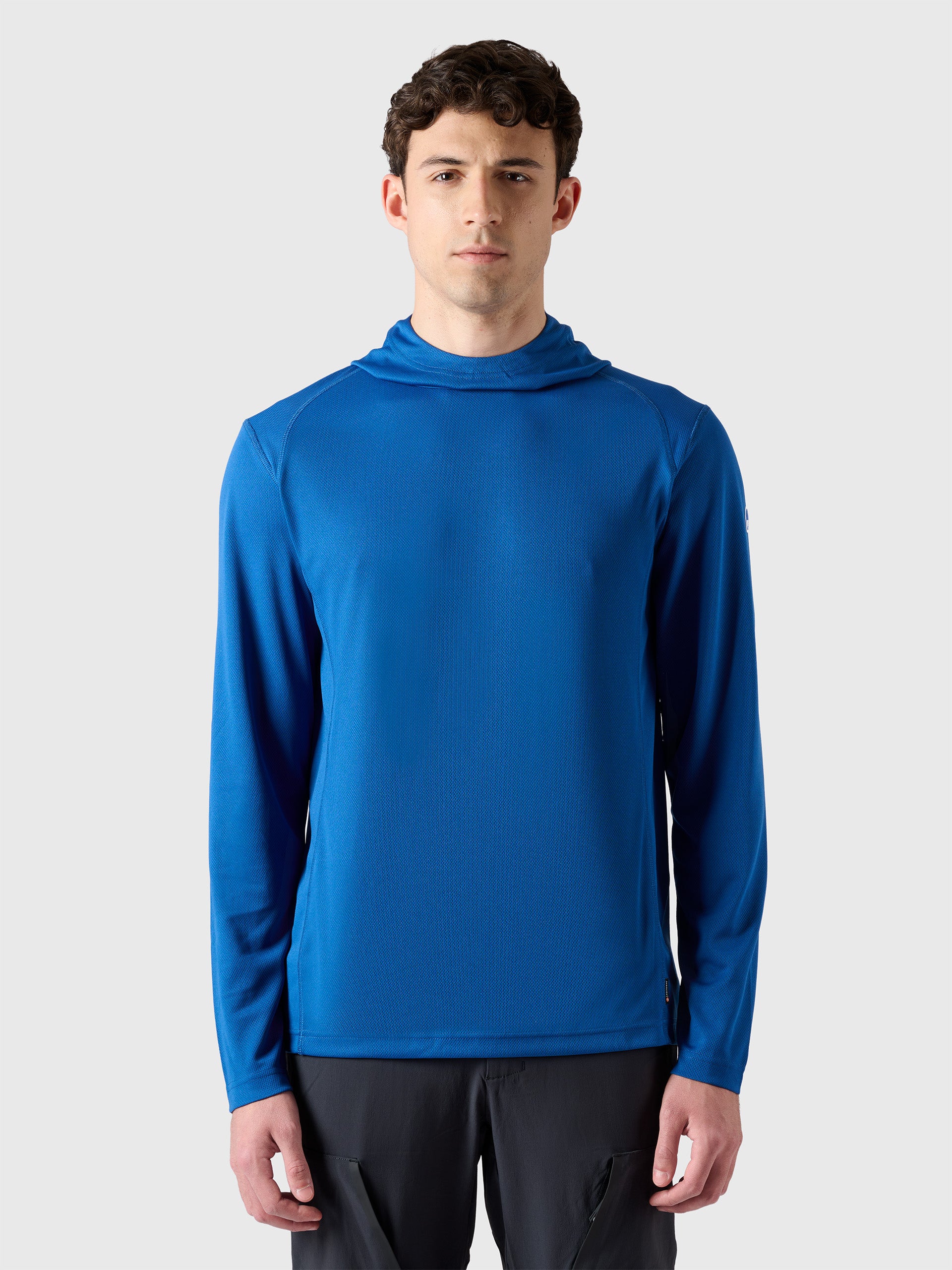 1 | Ocean blue | regatta-tech-ls-hooded-t-27M118