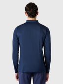 4 | Navy blue | regatta-fast-dry-ls-polo-27M120
