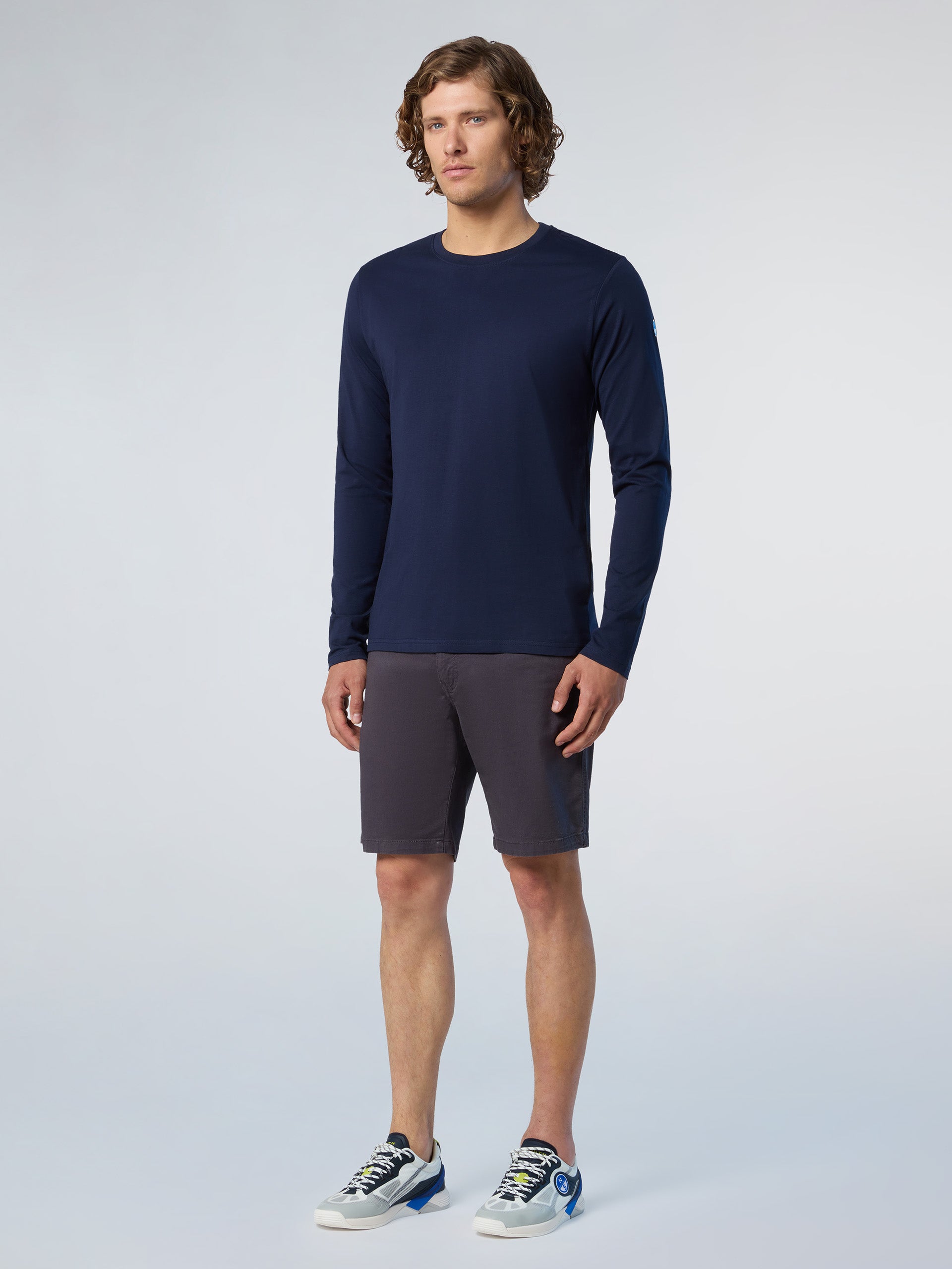 5 | Navy blue  | ls-tshirt-man-27m208